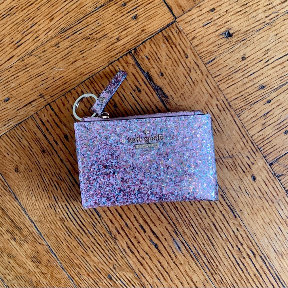KATE SPADE // confetti key card wallet ✨